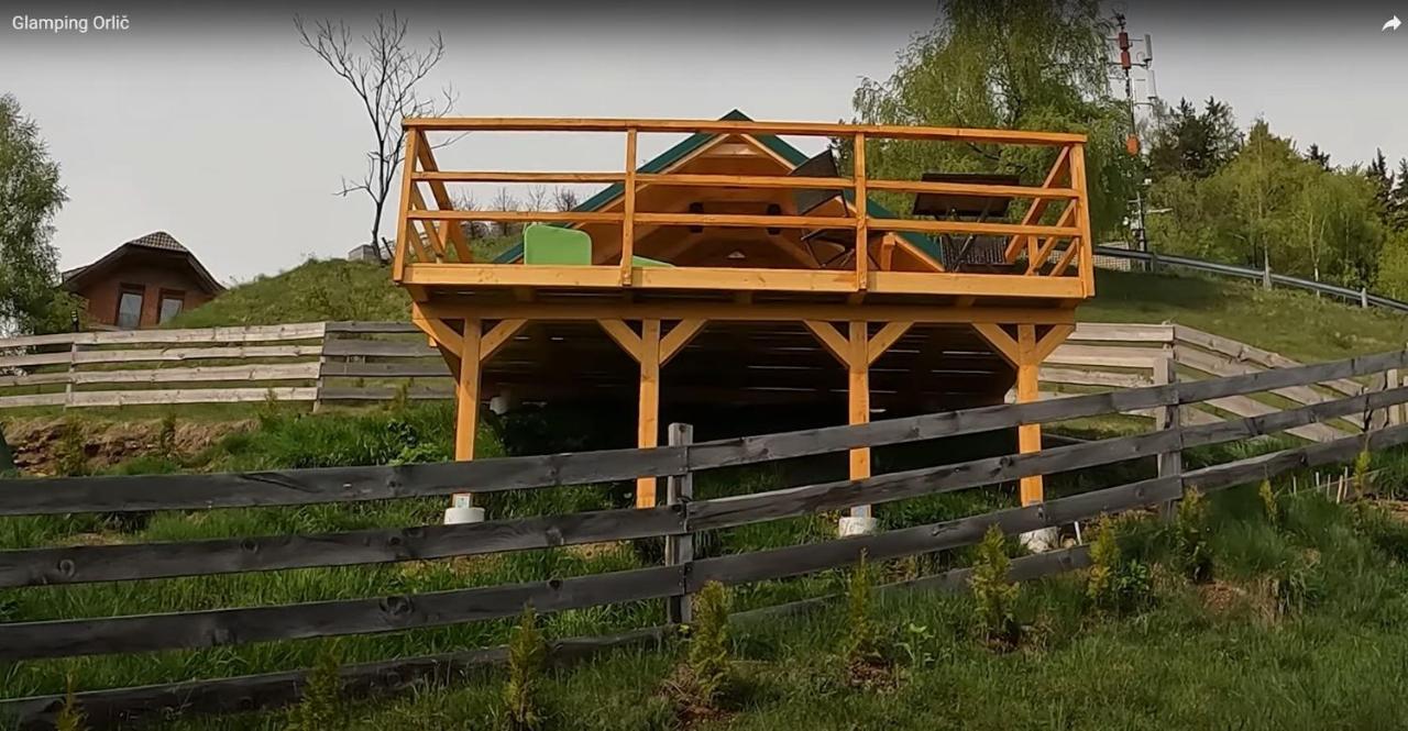 Hotel Glamping Hisice Orlic Muta Exterior foto